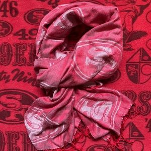 San Francisco 49ers Red Pashmina Scarf